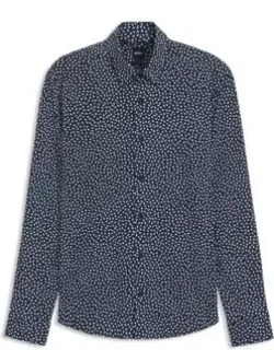 Performance-stretch Slim-fit Shirt In Italian Fabric