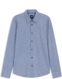Printed Slim-fit Shirt In A Cotton Blend
