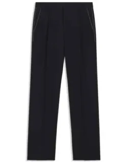 Relaxed-fit Trousers In Virgin Wool