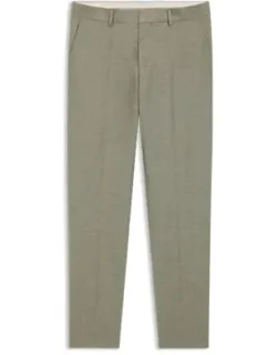 Patterned Slim-fit Trousers In Stretch Fabric