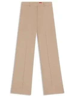 Regular-fit Trousers With Wide Leg