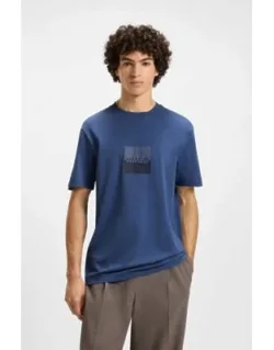 Split-logo T-shirt In Cotton Jersey