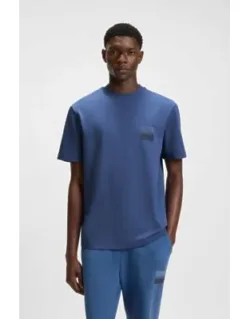 Split-logo T-shirt In Cotton Jersey
