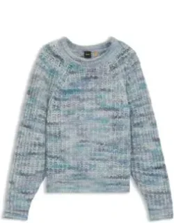 Multicoloured-yarn Sweater In An Alpaca Blend - Patterned Sweater