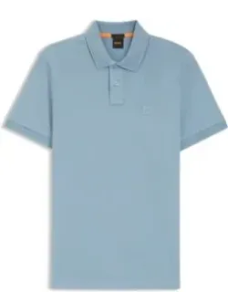 Logo-patch Slim-fit Polo Shirt In Stretch Cotton
