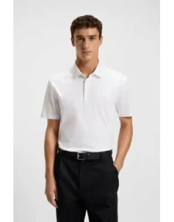 Double-monogram Polo Shirt In Mercerised Cotton