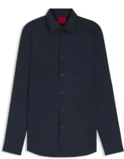 Easy-iron Modern-fit Shirt In Cotton Poplin