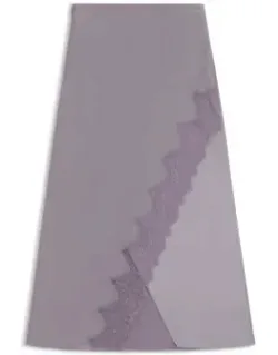 Lace-trim Maxi Skirt With Wrap Front