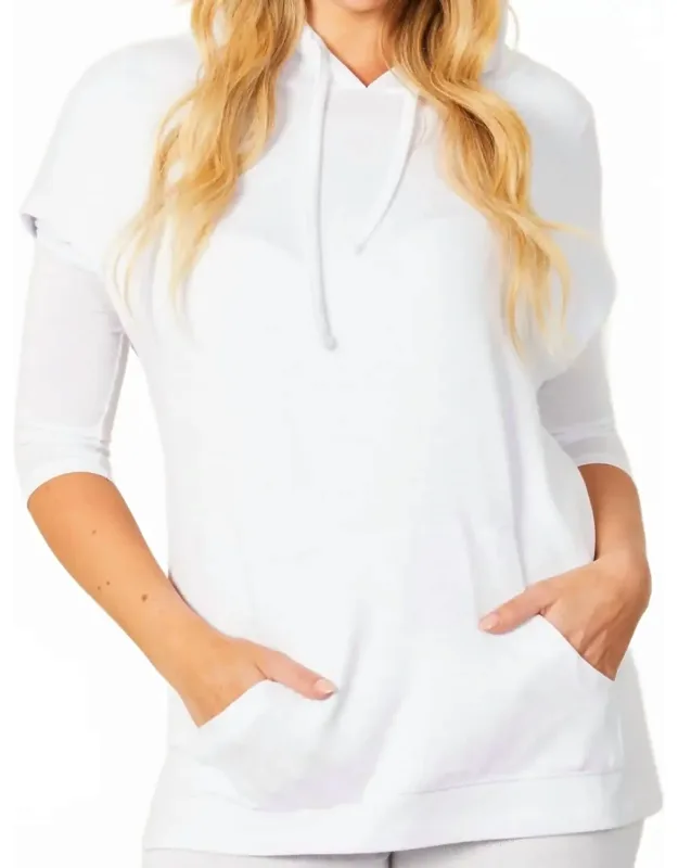 Sleeveless Hoodie With Pocket