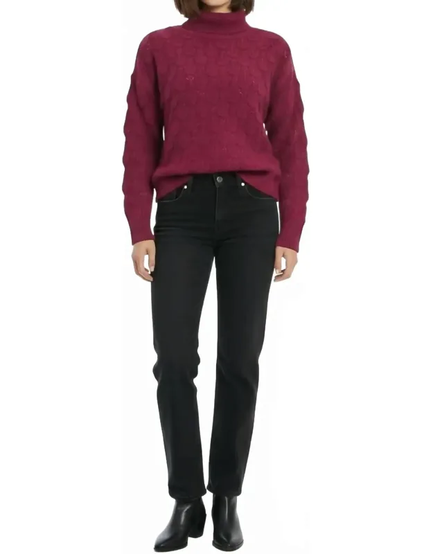 Ribbed Turtleneck Sweater