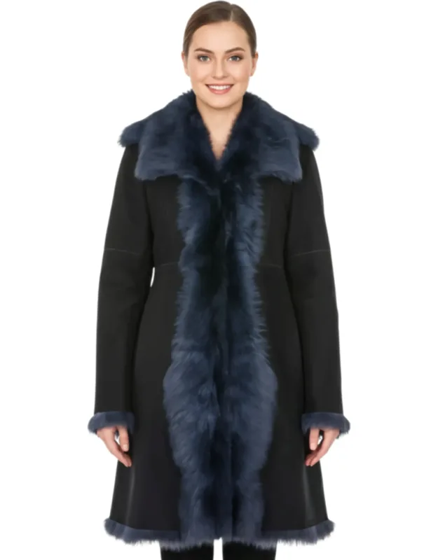 Toscana Sheep Suede Leather Trench Coat