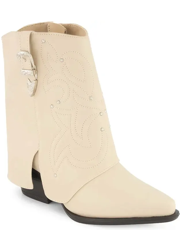 Foldover Italian Western Style Boots