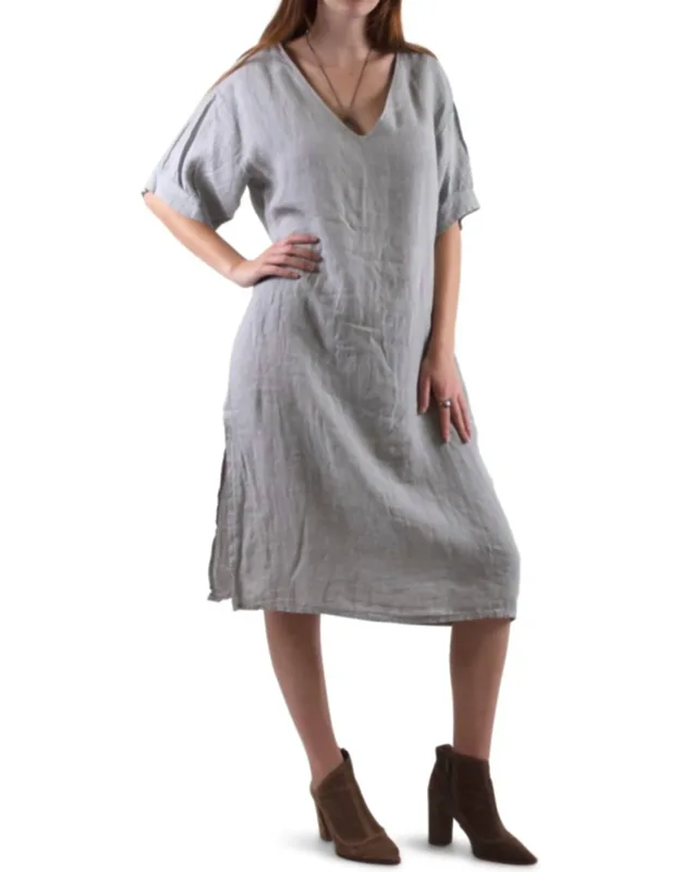 Linen Midi Dress