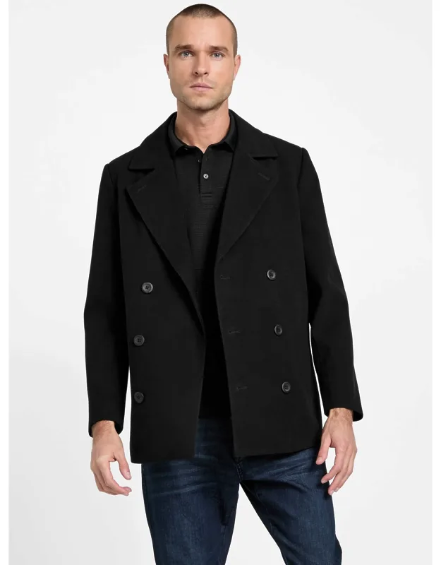 Wool-blend Coat