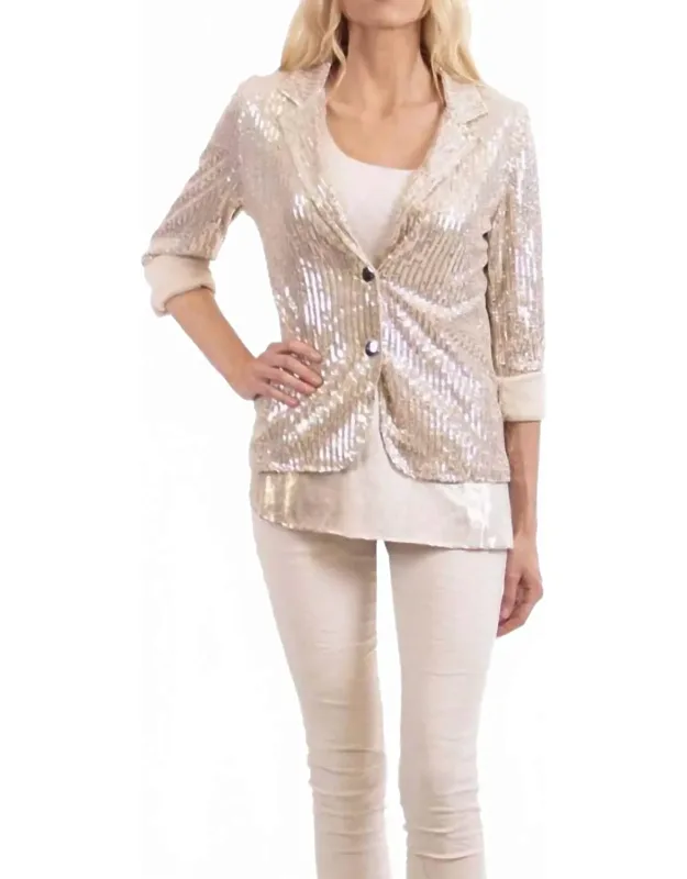 3/4 Sleeve Collared Blazer