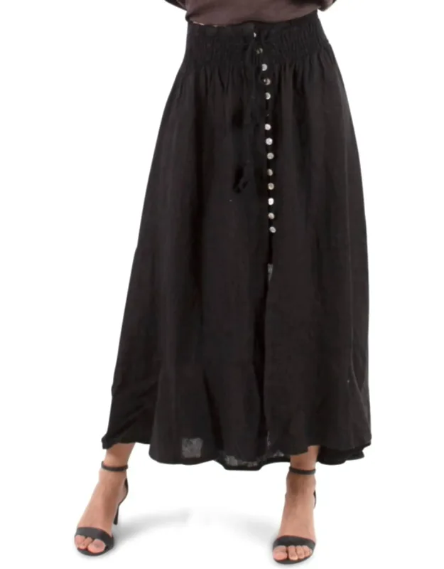 Linen Maxi Skirt