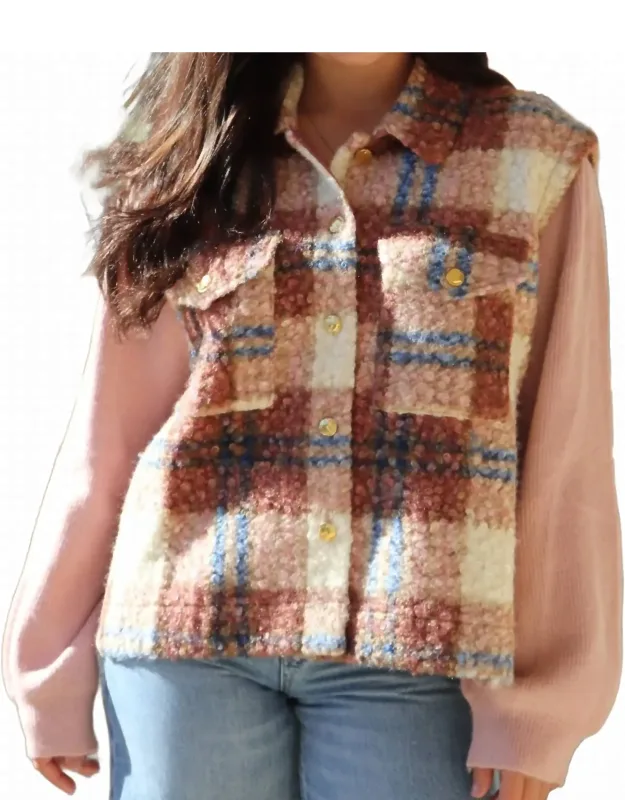 Faux Fur Sweater Jacket