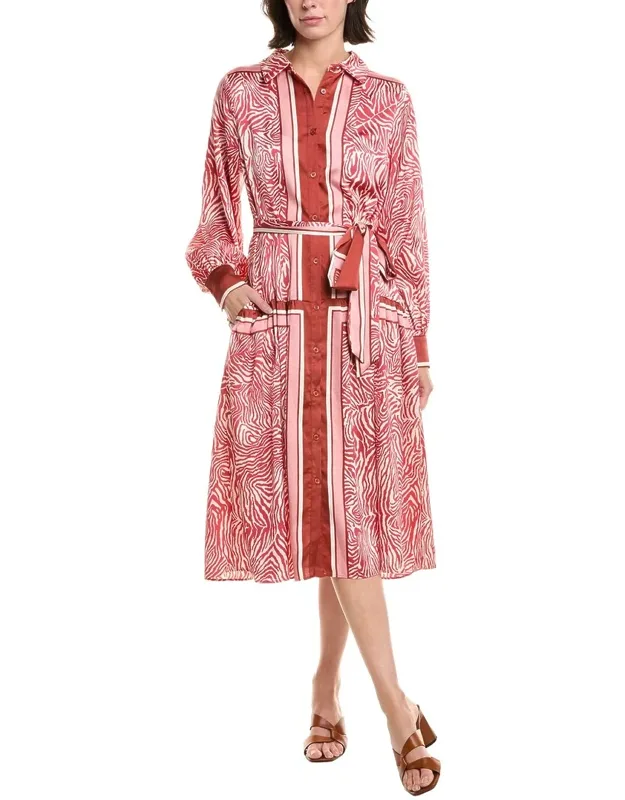 Satin Shirtdress