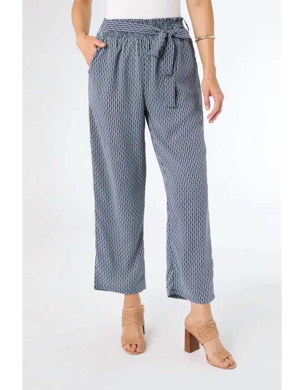 Sarina Cinched Pants With Front Tie