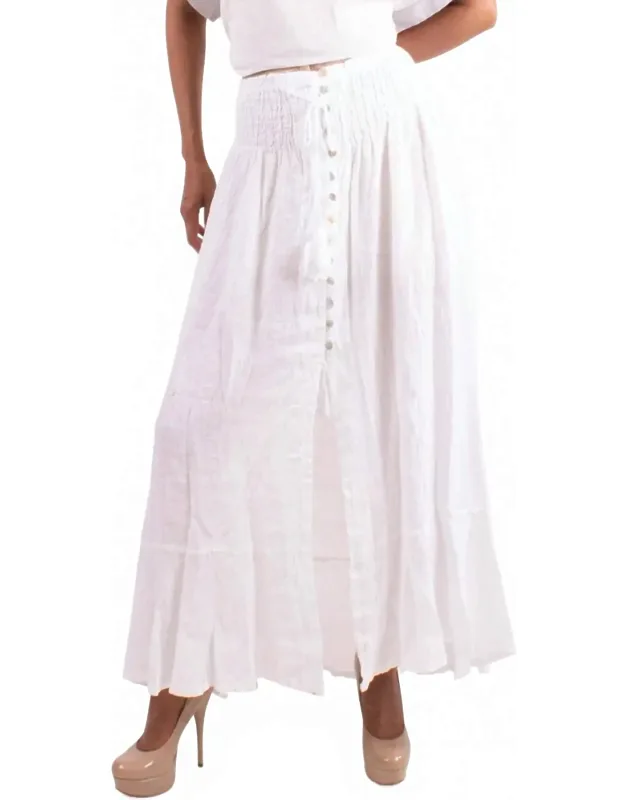 Linen Maxi Skirt