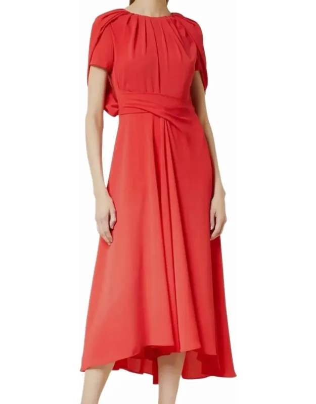 Stretch Crespina Midi Dress