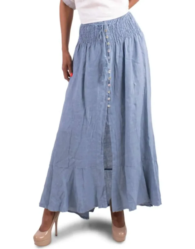 Linen Maxi Skirt