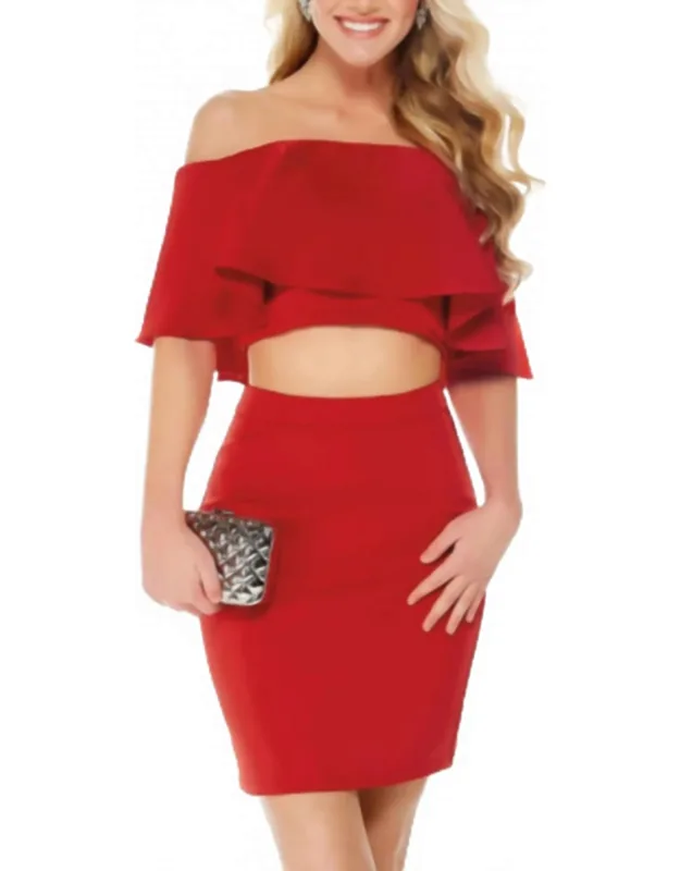 Off The Shoulder Mini Dress