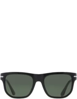 Persol Green Square Sunglasses Po3306s 55 Mm Lens Width, 20 Mm Lens Bridge