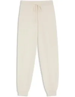Cashmere Tracksuit Bottoms With Cuffed Hems