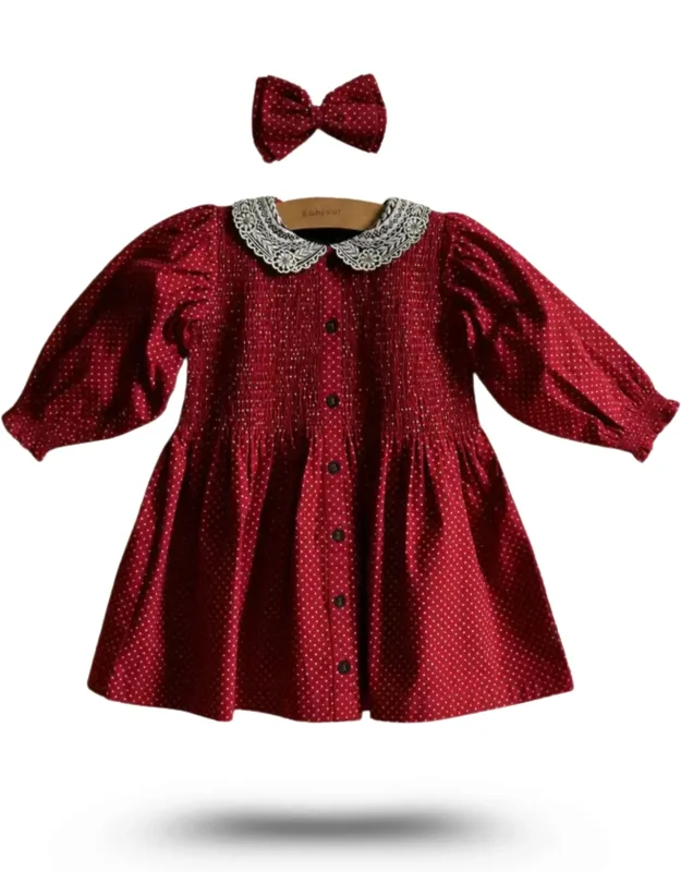 Dress With Hair Clip