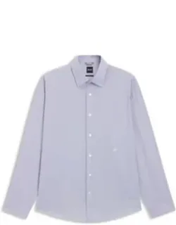 Striped Relaxed-fit Shirt In Cotton Poplin
