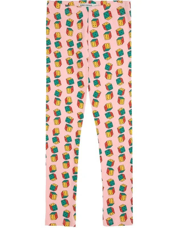 Leggings With Logo "dices"