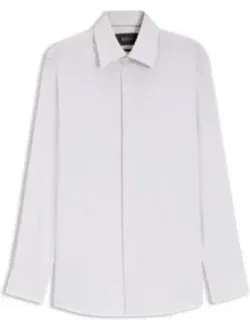 Slim-fit Shirt In Structured Italian-made Cotton