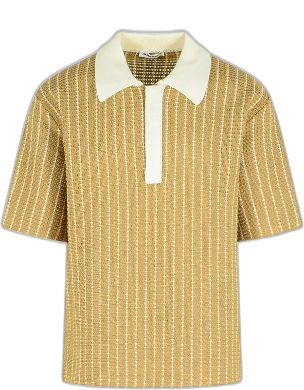 Cotton Knit Polo Shirt