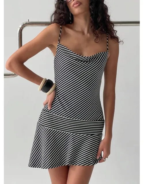 Asymmetrical Mini Dress
