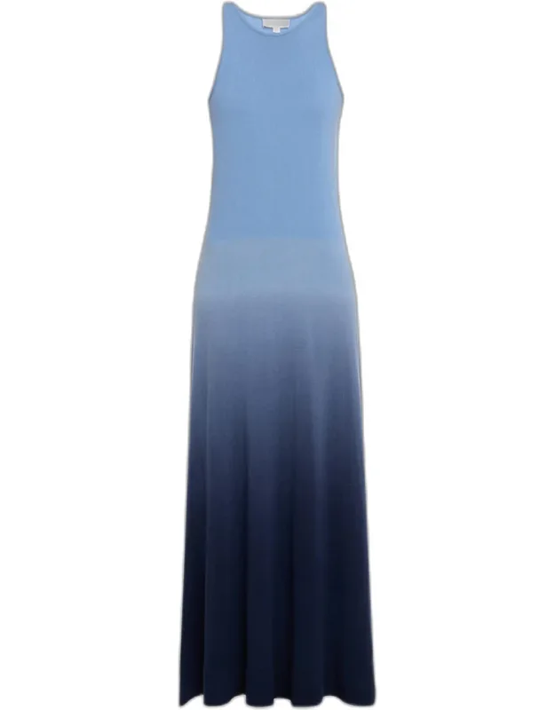 Ombre Cashmere Knit Maxi Dress