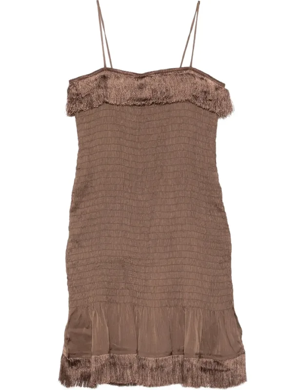 Fringed Mini Dress