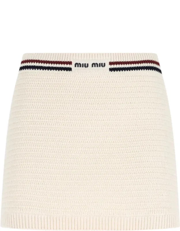 Knitted Mini Skirt