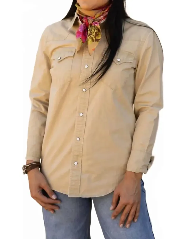 Cedona Pearl Snap Top