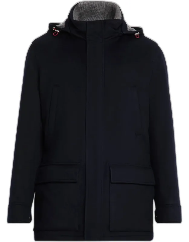 Cashmere Hooded Coat