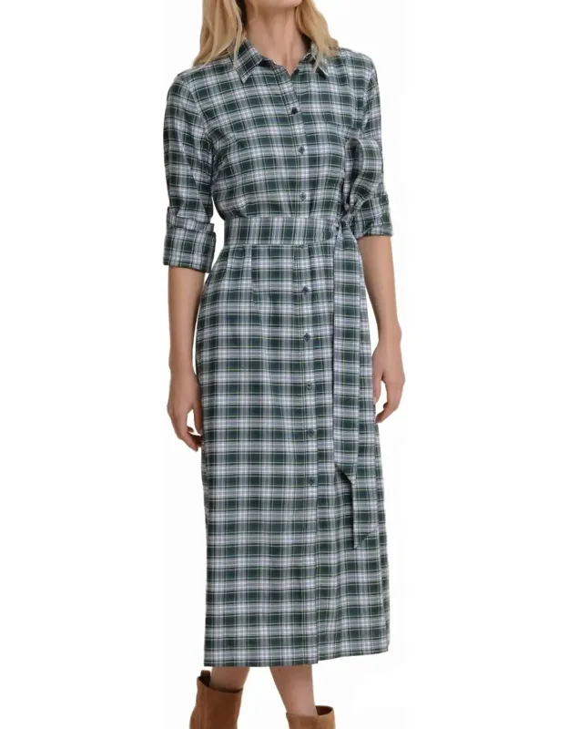 Tartan Shirt Dress