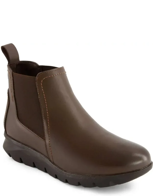 Leather Short Chelsea Boots