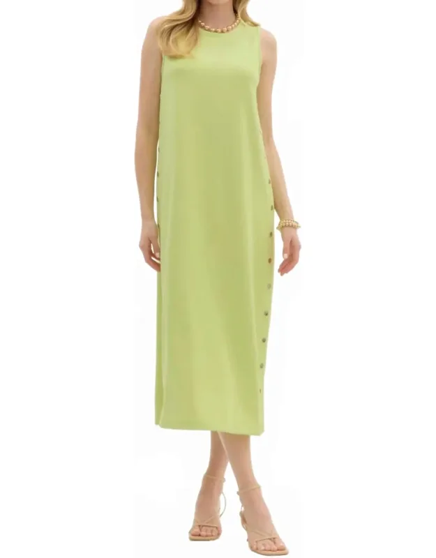 Rib Textured Midi Dress