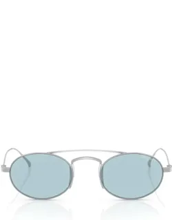 Giorgio Armani Sunglasses With Oval Titanium Design
