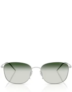 Giorgio Armani Sunglasses Ar6168 30457z Silver Metal Italy