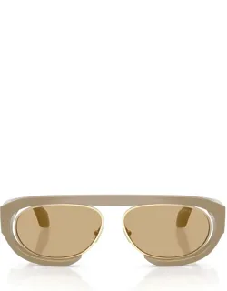 Giorgio Armani Oval Acetate Sunglasses