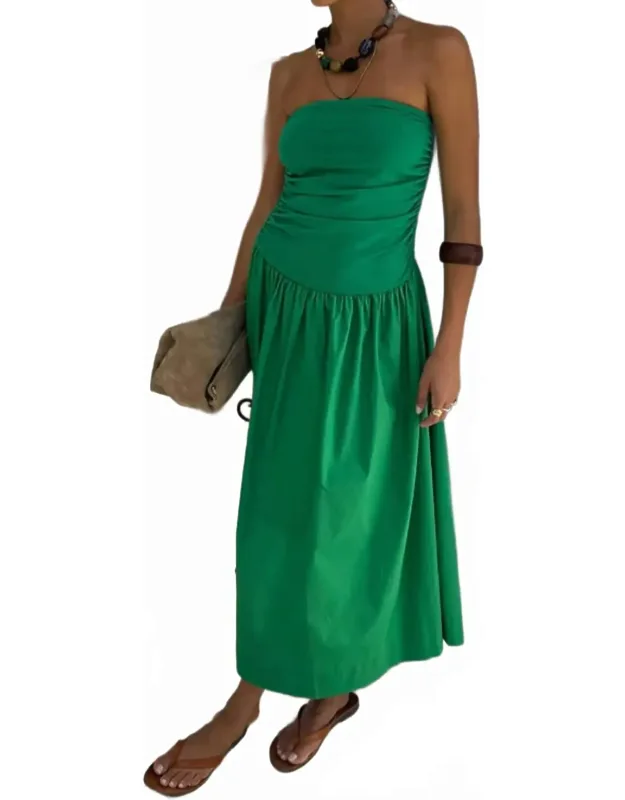 Lola Off-shoulder Midi Dress