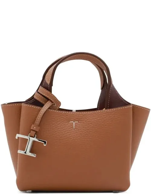 Micro Leather Bag With Removable Shoulder Strap