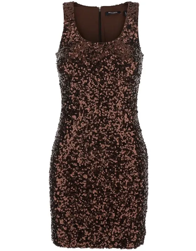 Sequined Sleeveless Dress