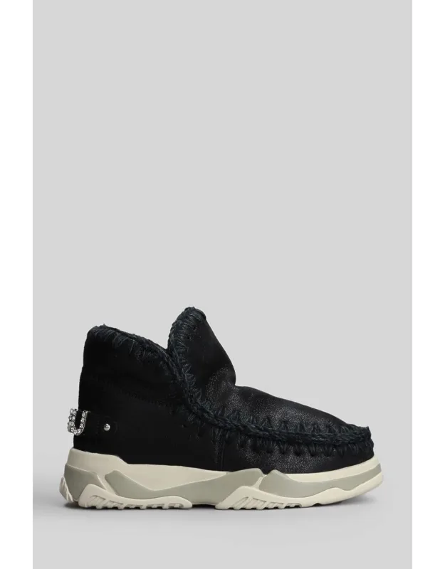 Eskimo Trainer Low Heel Ankle Boots